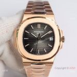 PPF Factory V5 Patek Philippe Nautilus Ombre Gray-Rose Gold Copy Watch